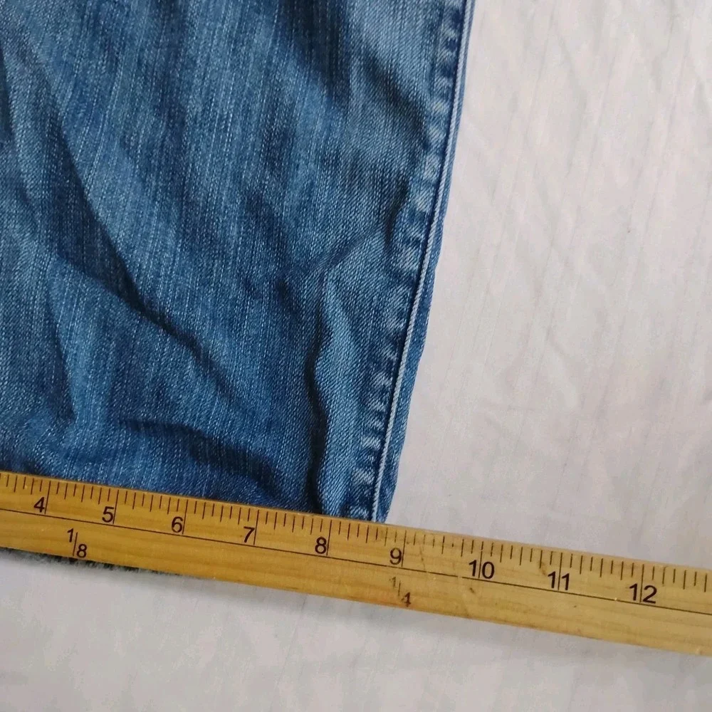 7 For All Mankind Jeans 36x30 Austyn Straight Leg Medium Wash Stretch Classic